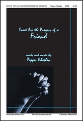 Sweet Are the Prayers of a Friend SATB choral sheet music cover